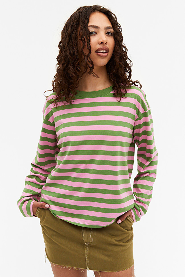 Soft long-sleeve top | Monki