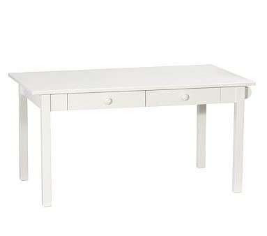 Carolina Craft Table Tall, Simply White | Pottery Barn Kids