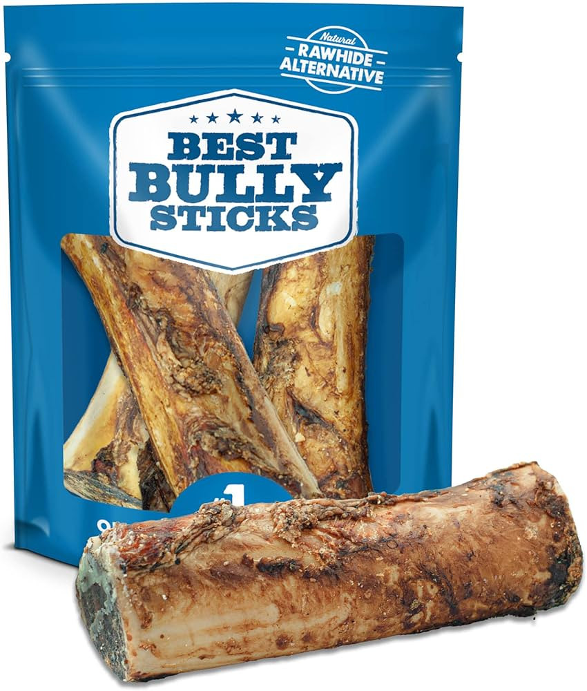 Best Bully Sticks Large Marrow Dog Bones for Aggressive Chewers - 8 Pack - USA Baked and Packaged... | Amazon (US)