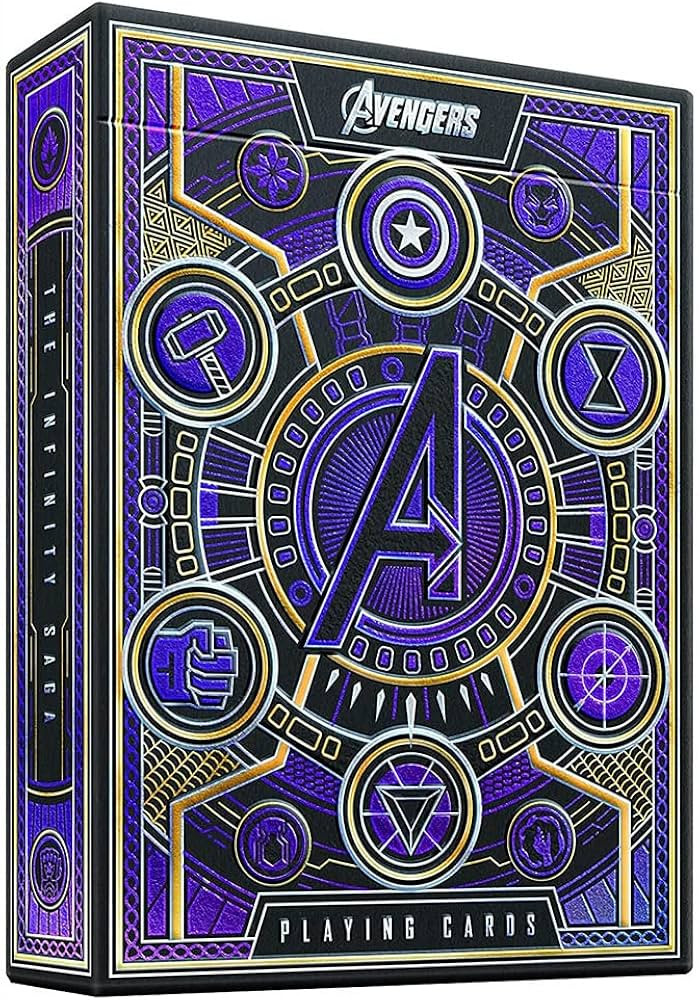 theory11 Avengers Purple Edition Premium Playing Cards - Marvel Studios' The Infinity Saga Deck | Amazon (US)