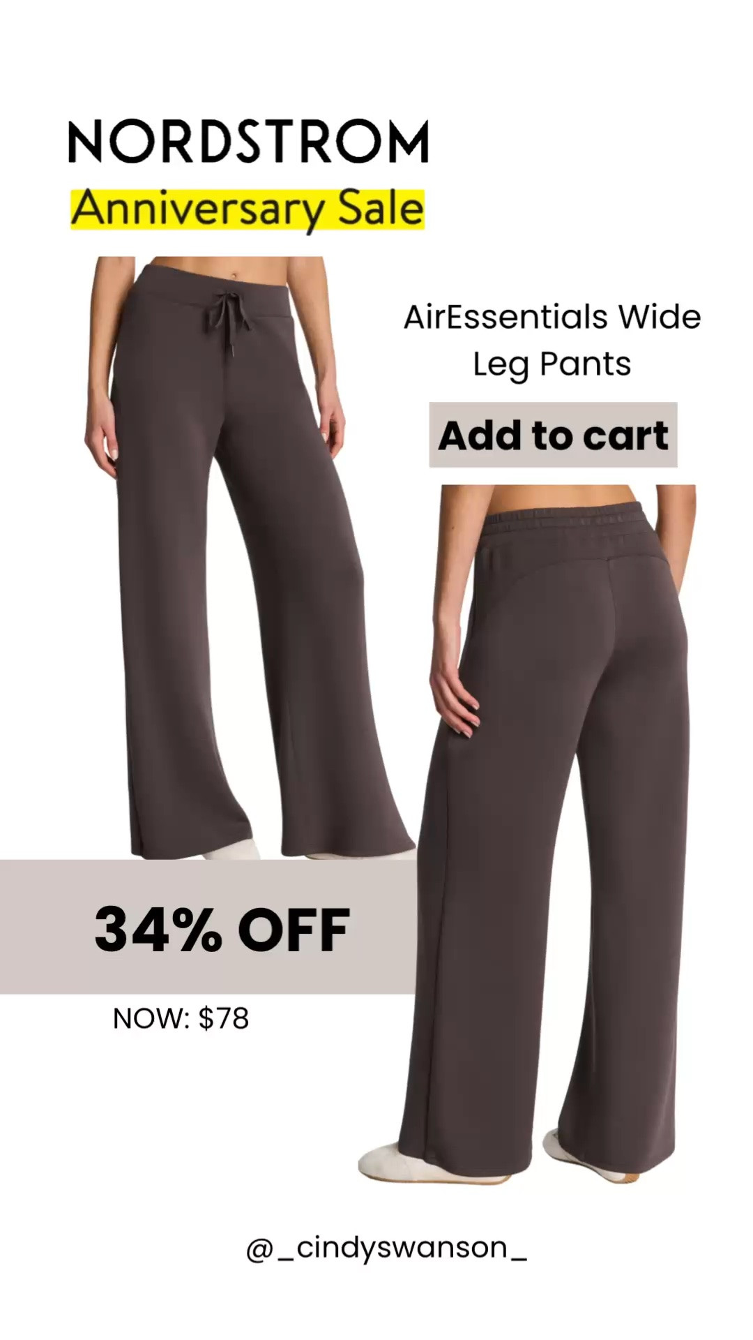 The AirEssentials Wide Leg Pants are a favorite for good reason. Made from an incredibly soft, lightweight fabric with a flattering drape, they’re perfect for travel, running errands, or relaxing in comfort without sacrificing style. Now 34% off for $78 during the Nordstrom Anniversary Sale.

💡 LTK MADE EASY
❤️ Heart = Support my posts!
🔖 Save = Get sale & restock alerts
📋 Lists = Keep favorites organized
📲 Share = Send lists and products to a friend. Hello, Christmas List!
💬 Comment = Ask me anything about what I’m wearing. :-)

#LTKSaleAlert #LTKootd #LTKOver40