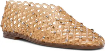 Grove Rhinestone Jelly Flat | Nordstrom