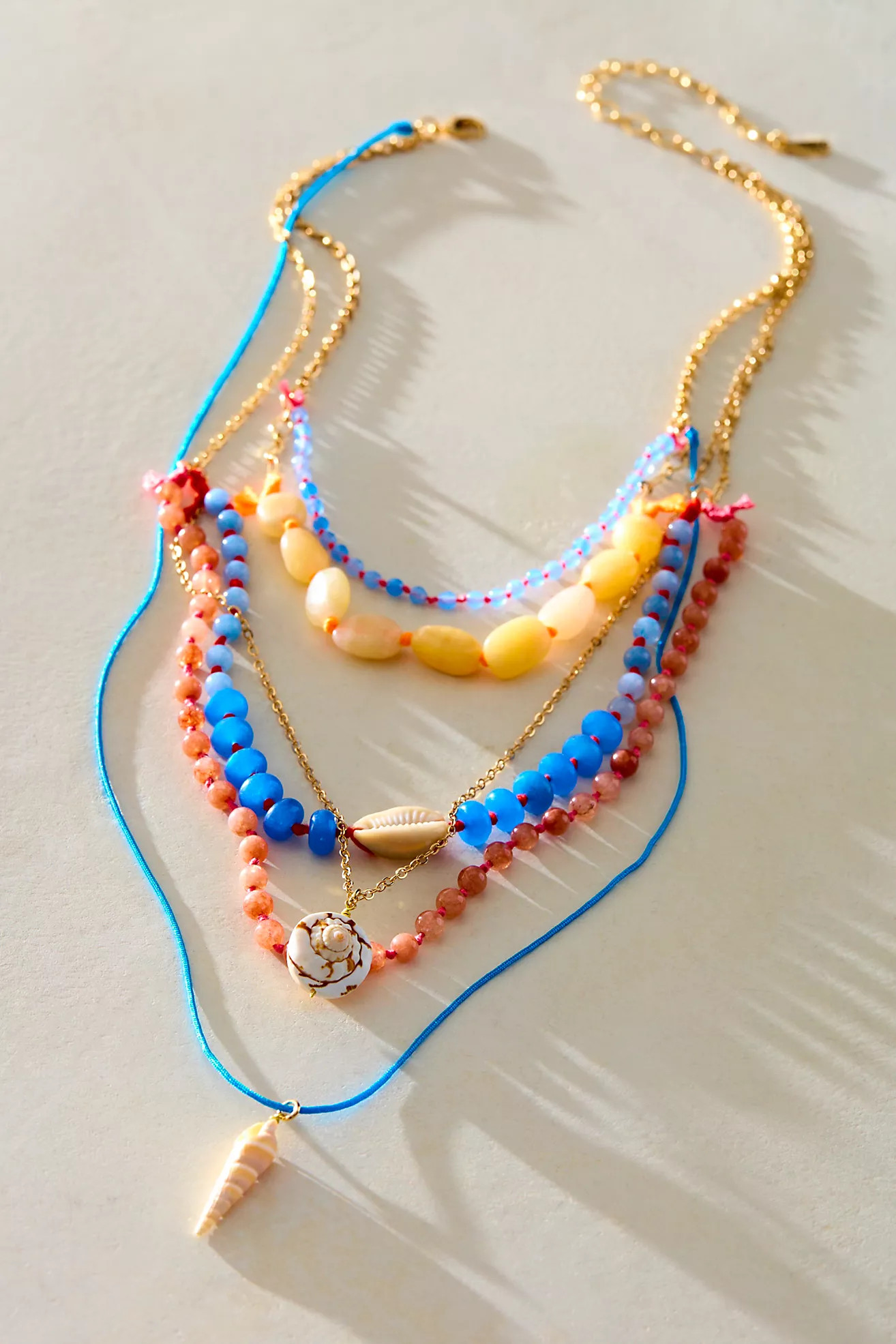 Hailee Semiprecious Beaded Necklace | Free People (Global - UK&FR Excluded)