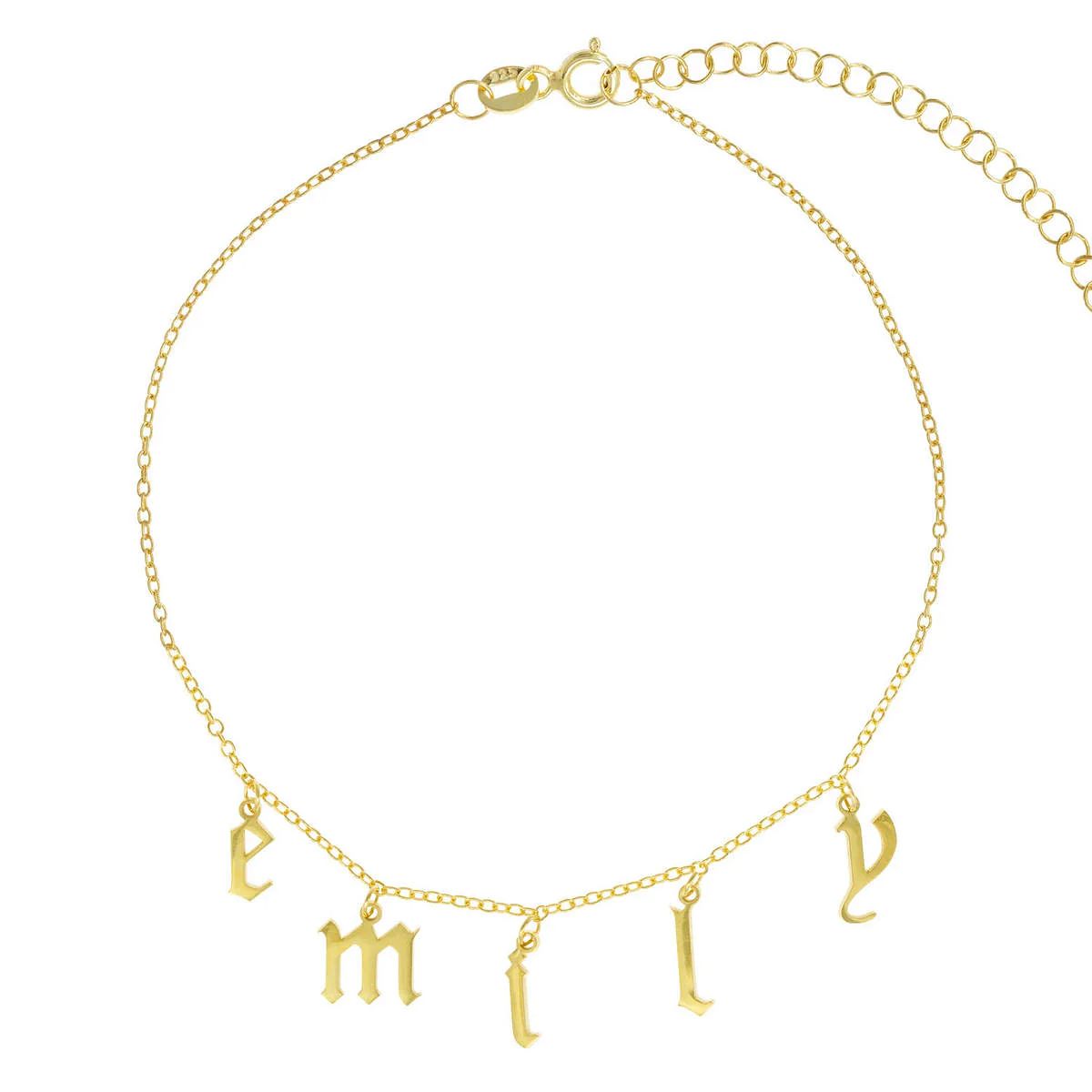The MVP Personalized Name Anklet | Ragen Jewels