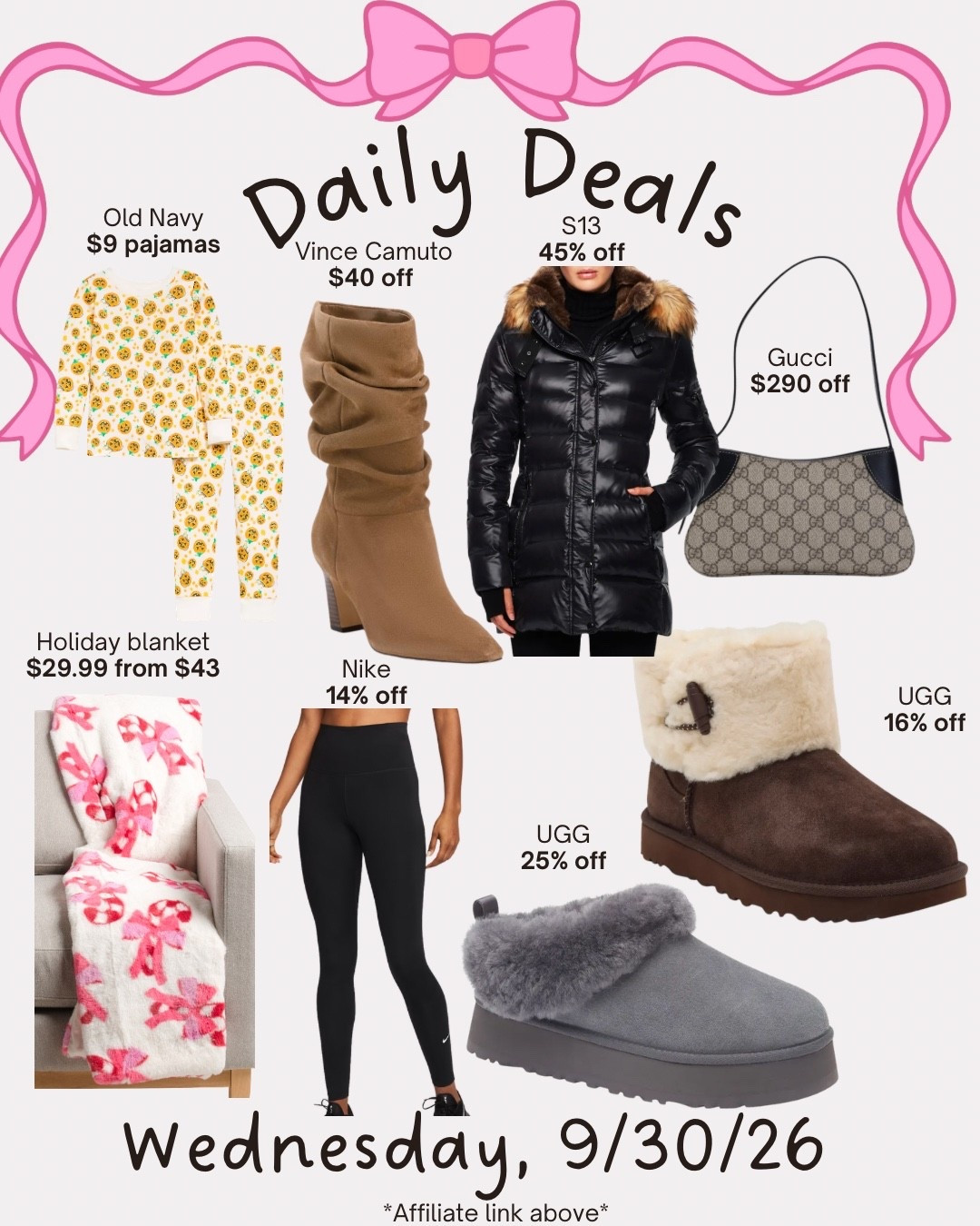 Daily deals

#LTKSeasonal #LTKSaleAlert #LTKootd