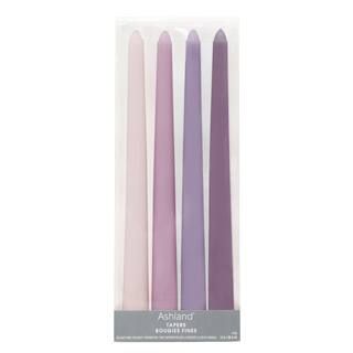 10" Mixed Purple Taper Candles by Ashland®, 4ct. | Michaels | Michaels Stores