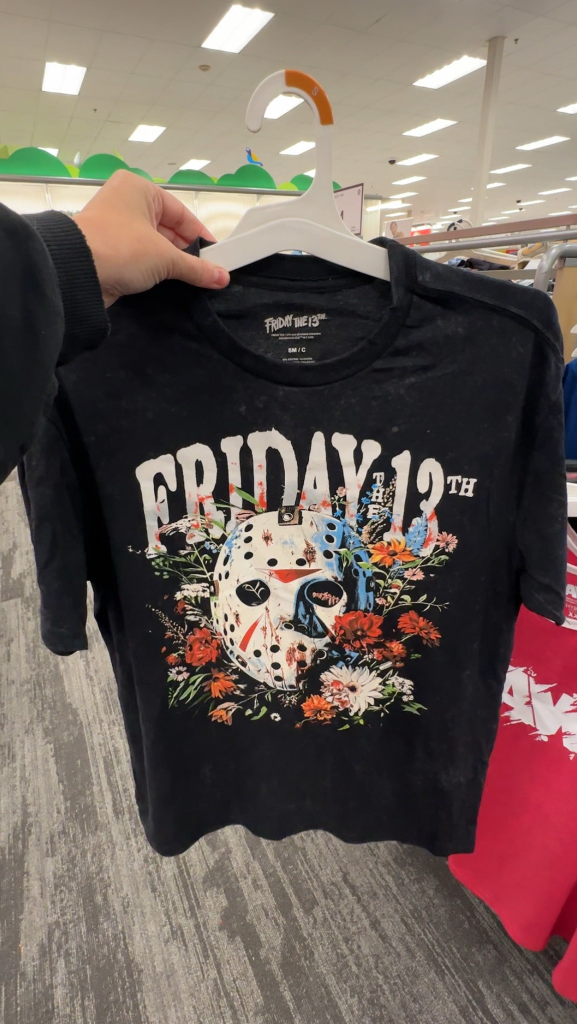 Serving screams and florals 🌸🔪
This Friday the 13th tee is giving camp counselor, but make it fashion. Found at Target and definitely coming home with me.
#FridayThe13th #SpookyStyle #TargetFinds #HorrorChic #HalloweenVibes

#LTKStyleTip #LTKSeasonal #LTKMens