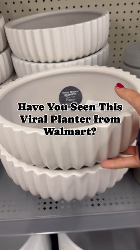 🪴$20 Viral Planter from @walmart

This girl loves a good designer dupe & this one does not disappoint!!! Pottery Barn taste on a Walmart budget with this white textured ceramic planter. It comes in 2 sizes & can be used as a fruit bowl, coffee table decor, catch all & of course a planter. It comes in 2 sizes (I bought both🤗) & am gifting one of them to my mama for Mother’s Day💗💐💗

Comment MAMA below & I will DM you a link to these adorable designer dupes🤍🪴🤍

#walmart #walmartfinds #walmarthome #walmartstyle #dupe #potterybarntasteonawalmartbudget #designerlookforless #designerlookalike #potterybarndupe #jossandmain #jossandmaindupe #lookforless #homedecor #myneutralhome #everydayelevated #myneutralstyle #homedecorfinds #decoronabudget #momfluencer #atlantainfluencer #budgethomedecor #styleonabudget #homedecorreels 