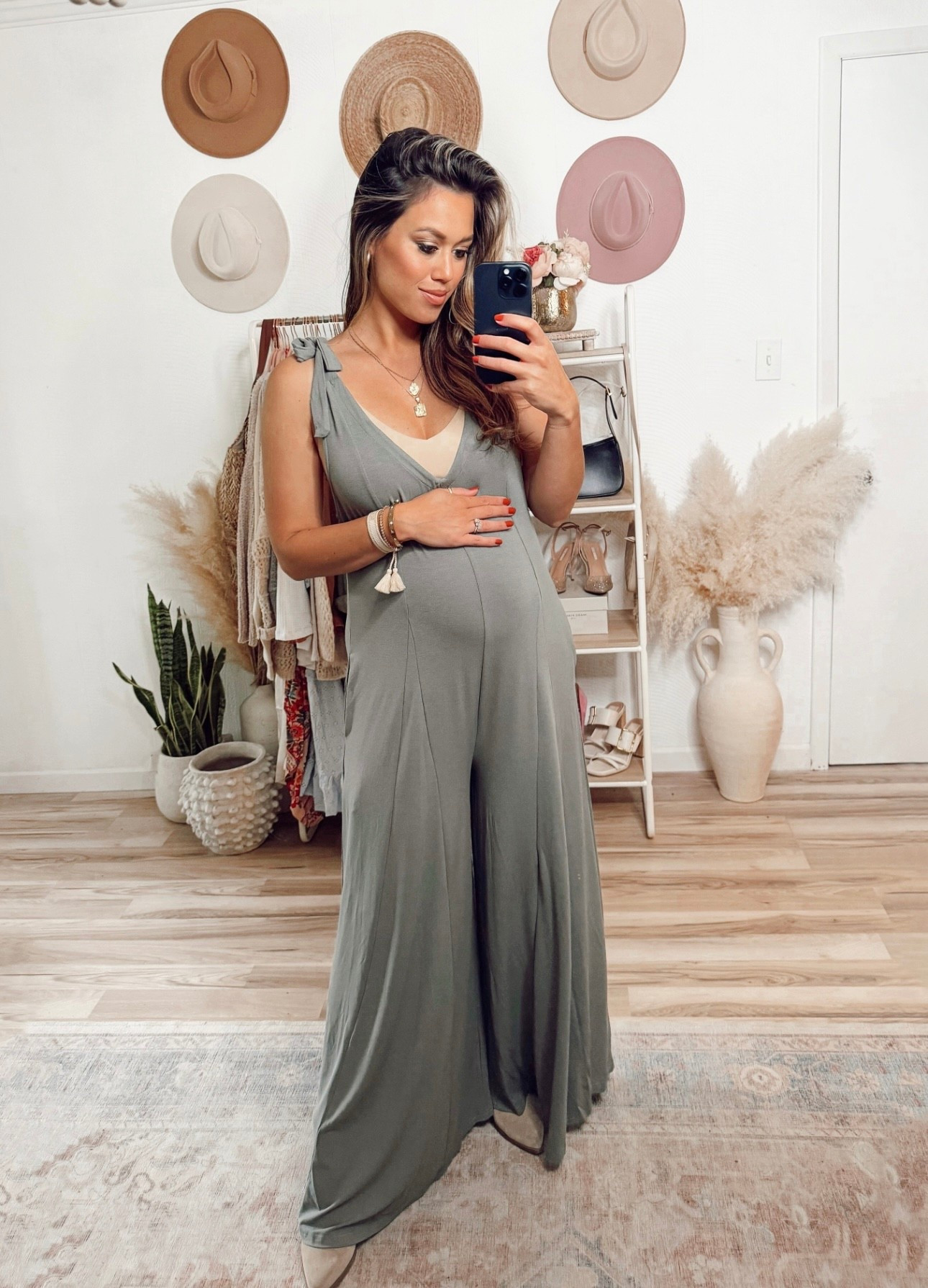 My absolute favorite bump friendly jumpsuit was just fully restocked in a gorgeous rust color and is on major sale! 

Bump style 
Pregnant 
Thanksgiving outfit 
Fall outfit 
Fall fashion 

#LTKSeasonal #LTKBump #LTKStyleTip