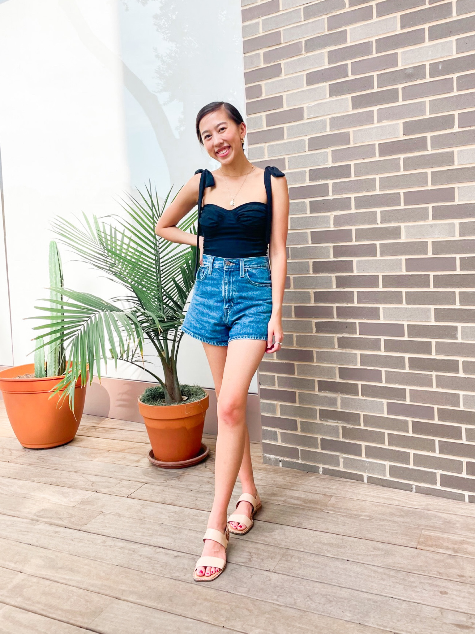 Top (XS), shorts (25), summer outfit, spring outfit, amazon fashion, amazon style, denim shorts, jean shorts, Levi’s shorts 

#LTKstyletip #LTKSeasonal #LTKsalealert