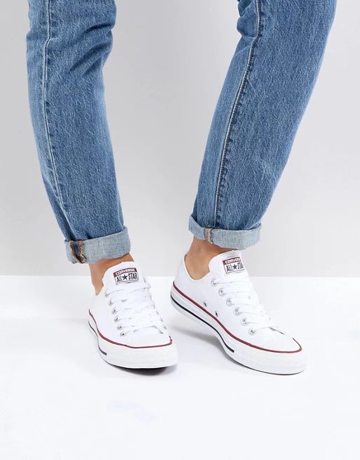 Converse Chuck Taylor All Star Core White Ox Sneakers | ASOS US