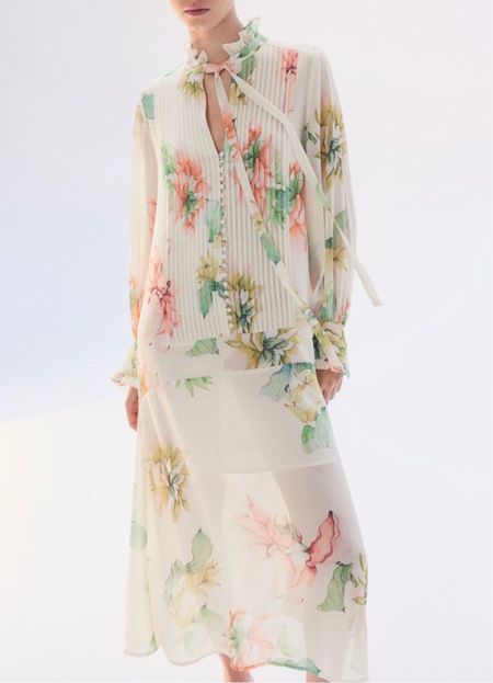 Chiffon floral midi dress - summer workwear outfit 

#LTKSeasonal #LTKfindsunder100 #LTKstyletip