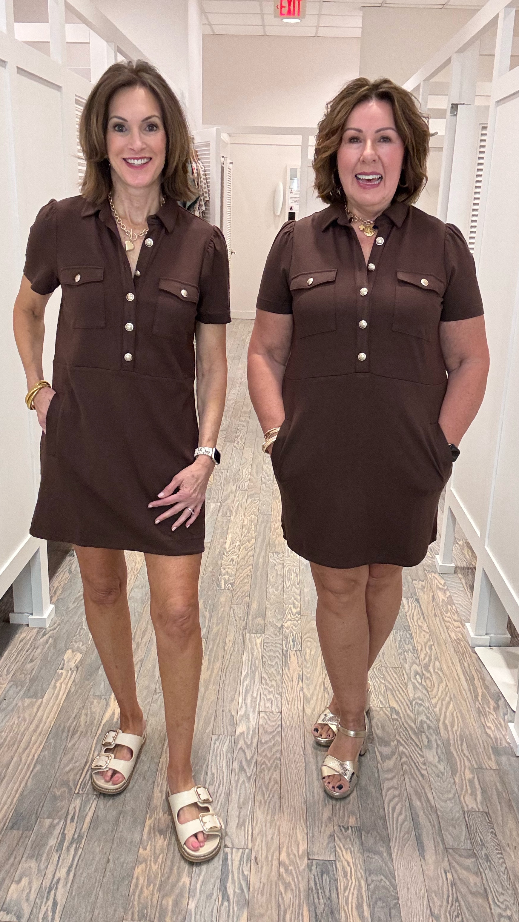 Love this spring ponte dress! 
Soooo soft! 

Sizes 10 & 14. It’s only available in regular and petite  

#LTKStyleTip #LTKWatchNow #LTKFindsUnder100