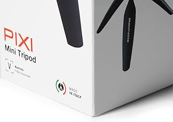 Manfrotto MTPIXIMII-B, PIXI Mini Tripod with Handgrip for Compact System Cameras, for DSLR, Mirro... | Amazon (US)