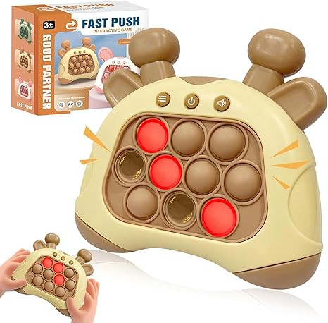 Quick Push Pop Games, Pop Pro Light Up Fidget Toys Game, Stress Relief Decompression Push Puzzle ... | Amazon (US)