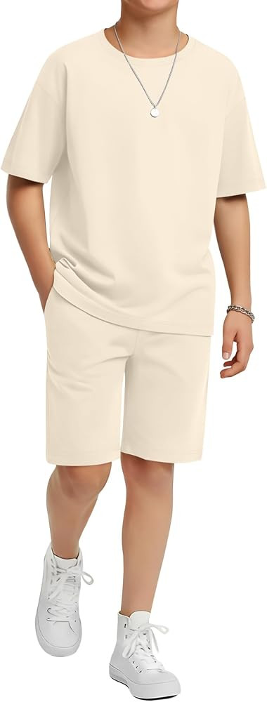 Boy's 2 Piece Outfits Summer Set | Amazon (US)