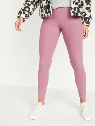 High-Waisted Rib-Knit Leggings for Women | Old Navy (US)