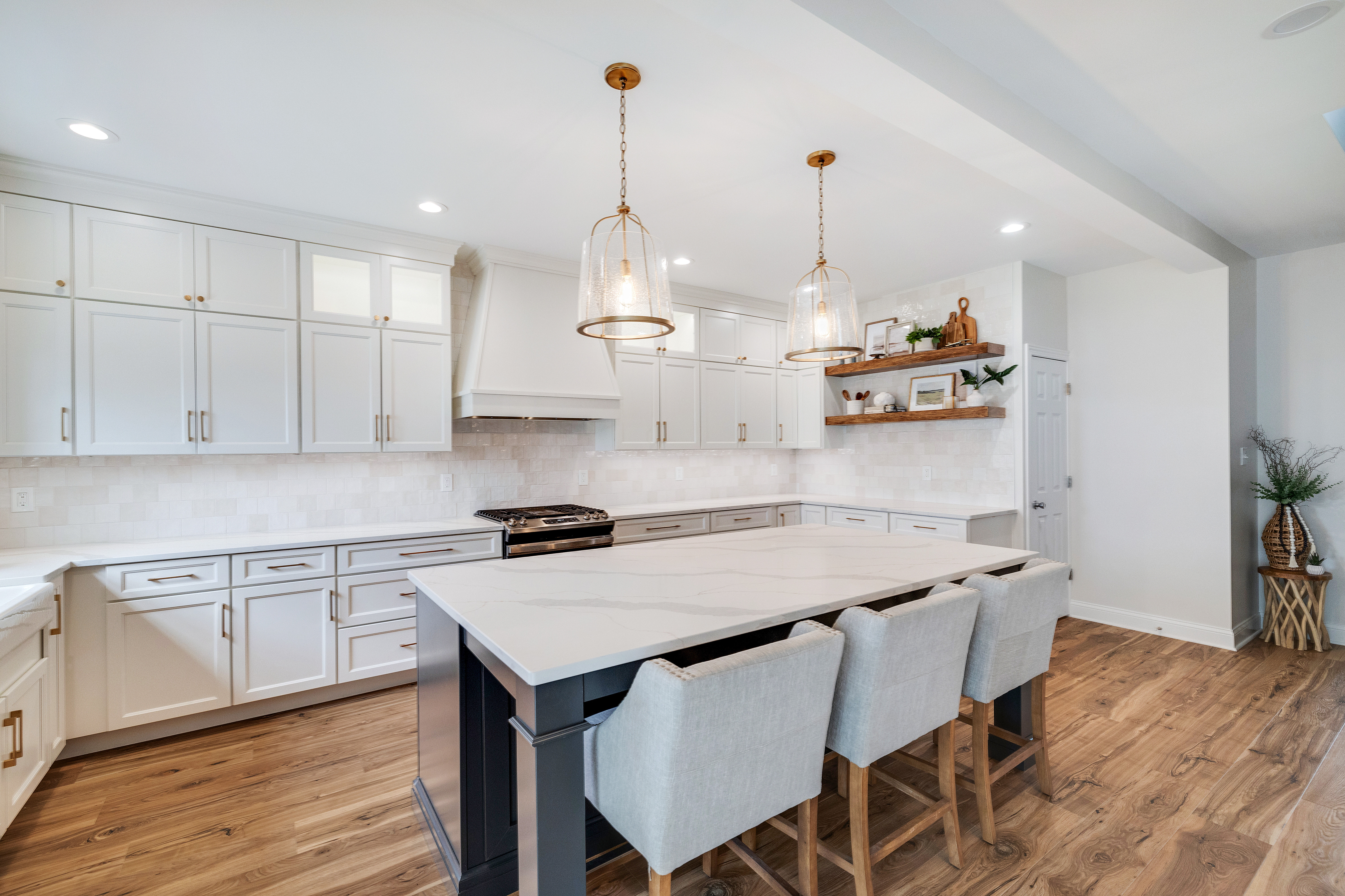 Kitchens we love - here are the details: 
Paint- Sherwin Williams Drift of Mist 

Island + Counters - Calacatta Idillio Quartz from MSI Surfaces 

Backsplash - Portmore White 4x4 Glazed Ceramic Tile from Tilebar.com

 

 

#LTKHome #LTKStyleTip