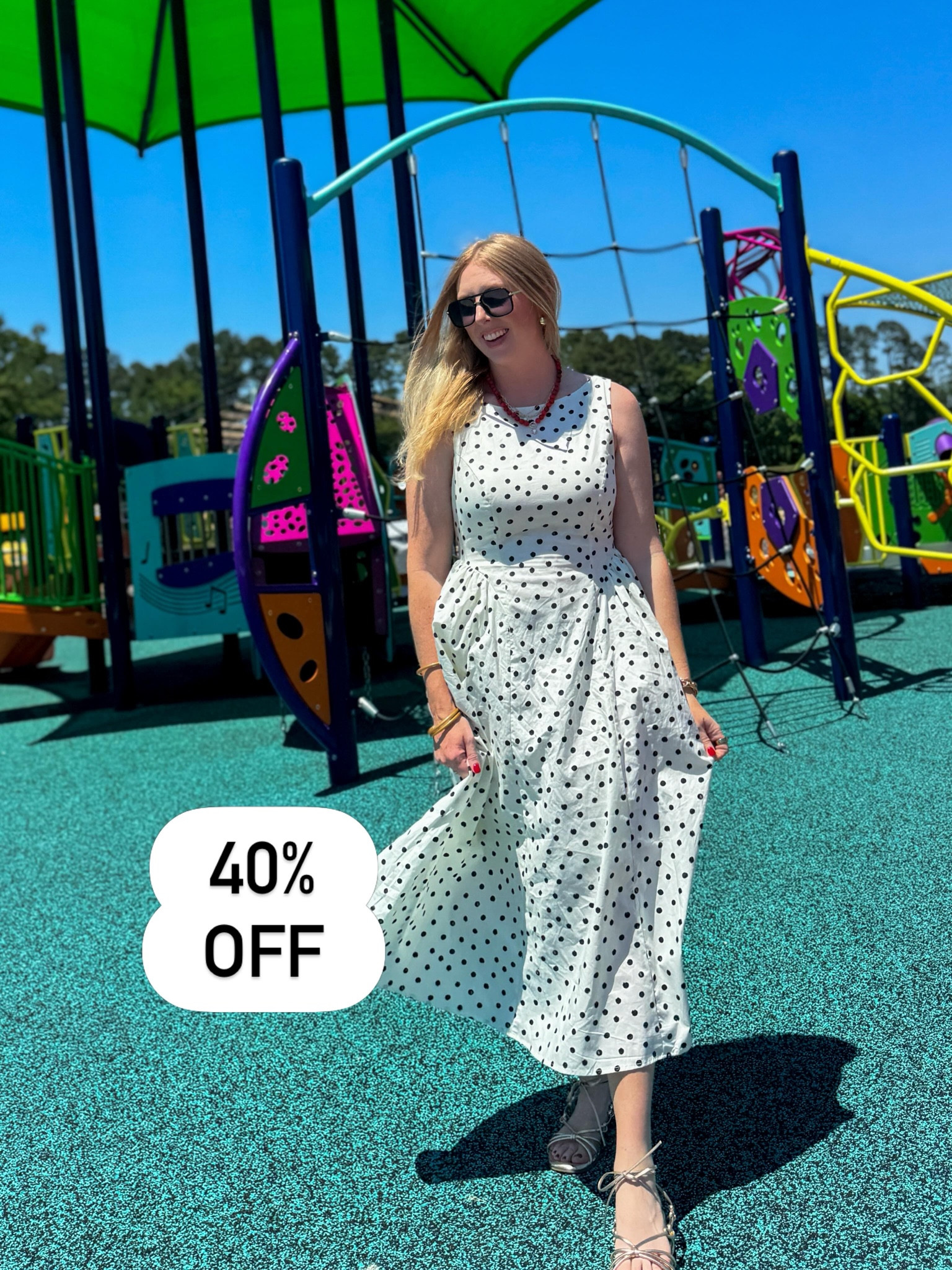 Polka dot dress on sale!

#LTKSaleAlert