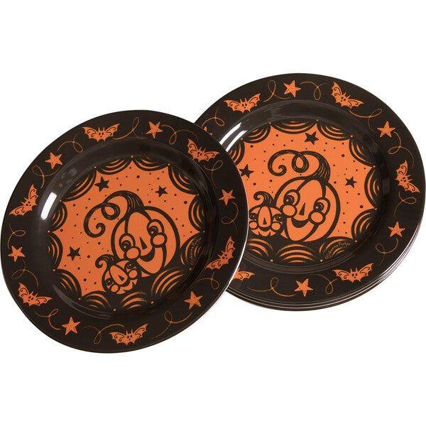 Johanna Parker Halloween Pumpkins Plates | Maisonette