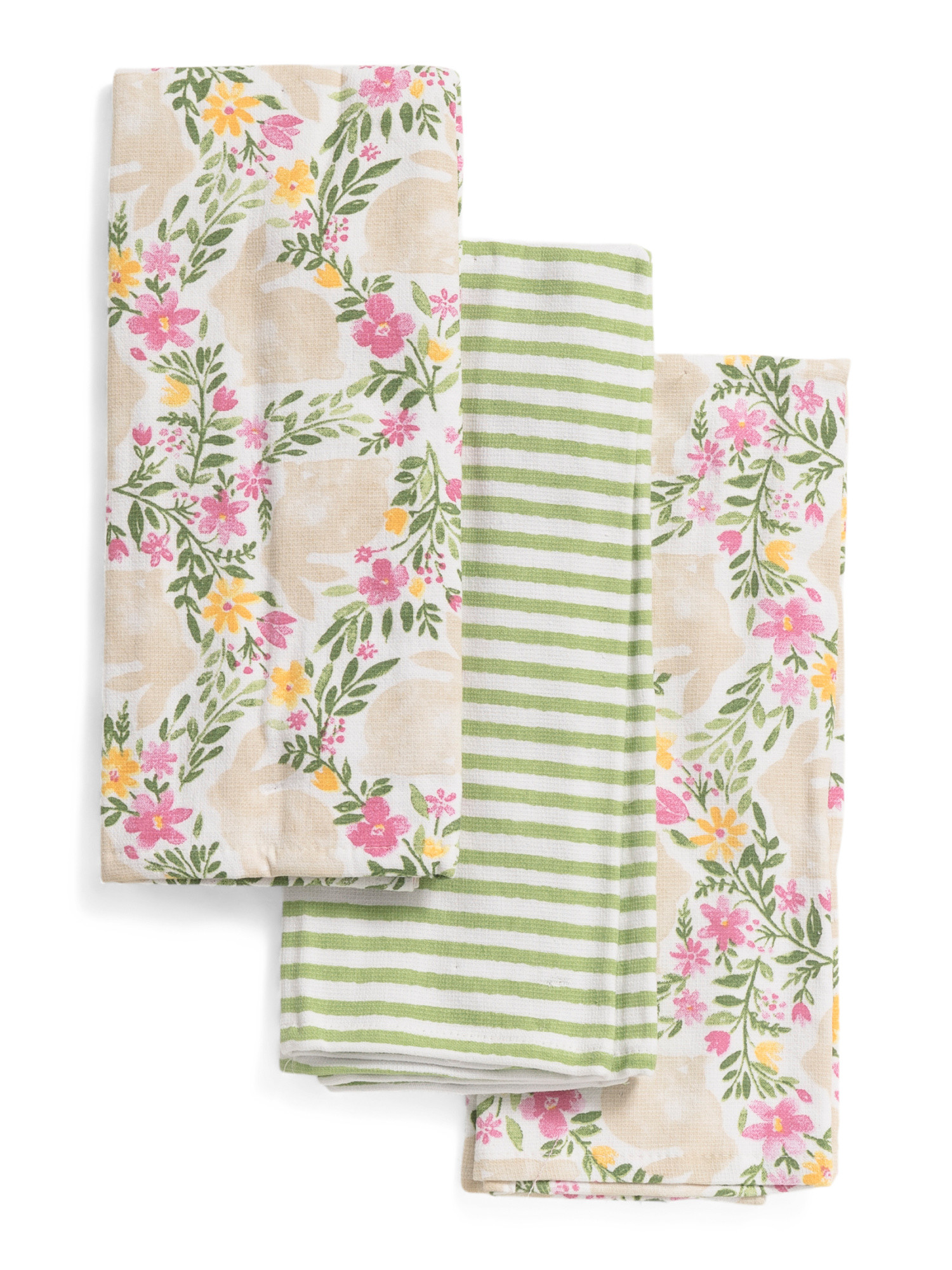 Set Of 3 Printed Kitchen Towels | TJ Maxx