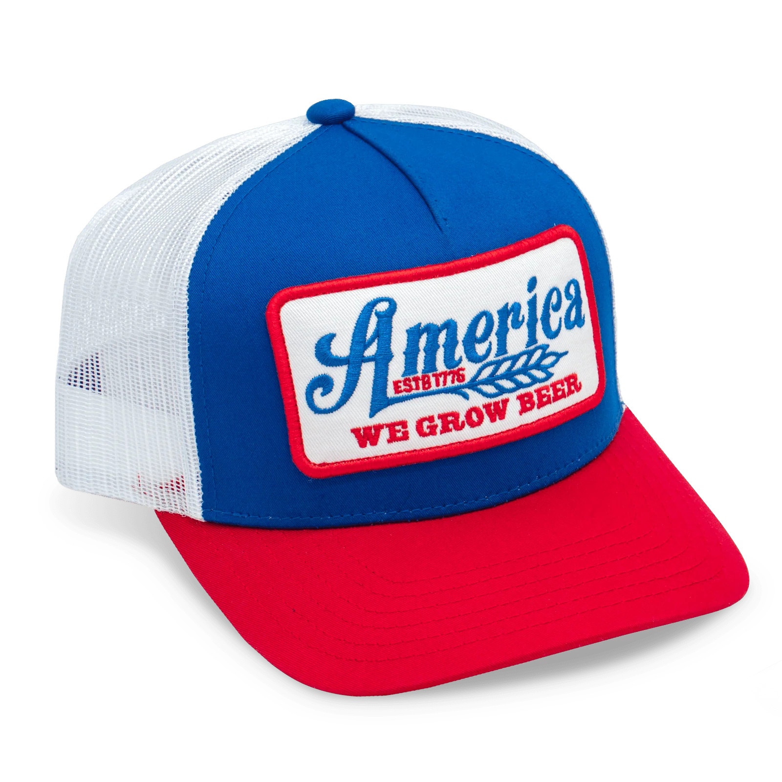 We Grow Beer Hat-Red, White and Blue | Rural Cloth