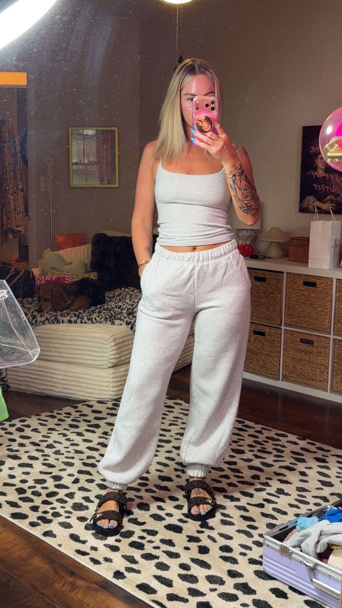 Small in top and small in sweats