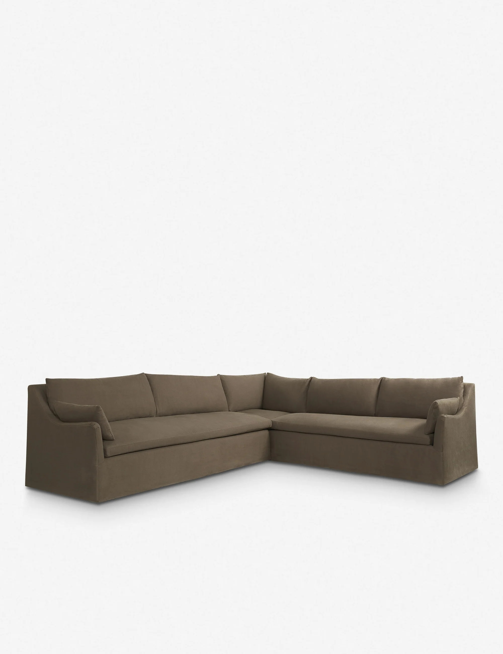 Portola Slipcover Corner Sectional Sofa | Lulu and Georgia 