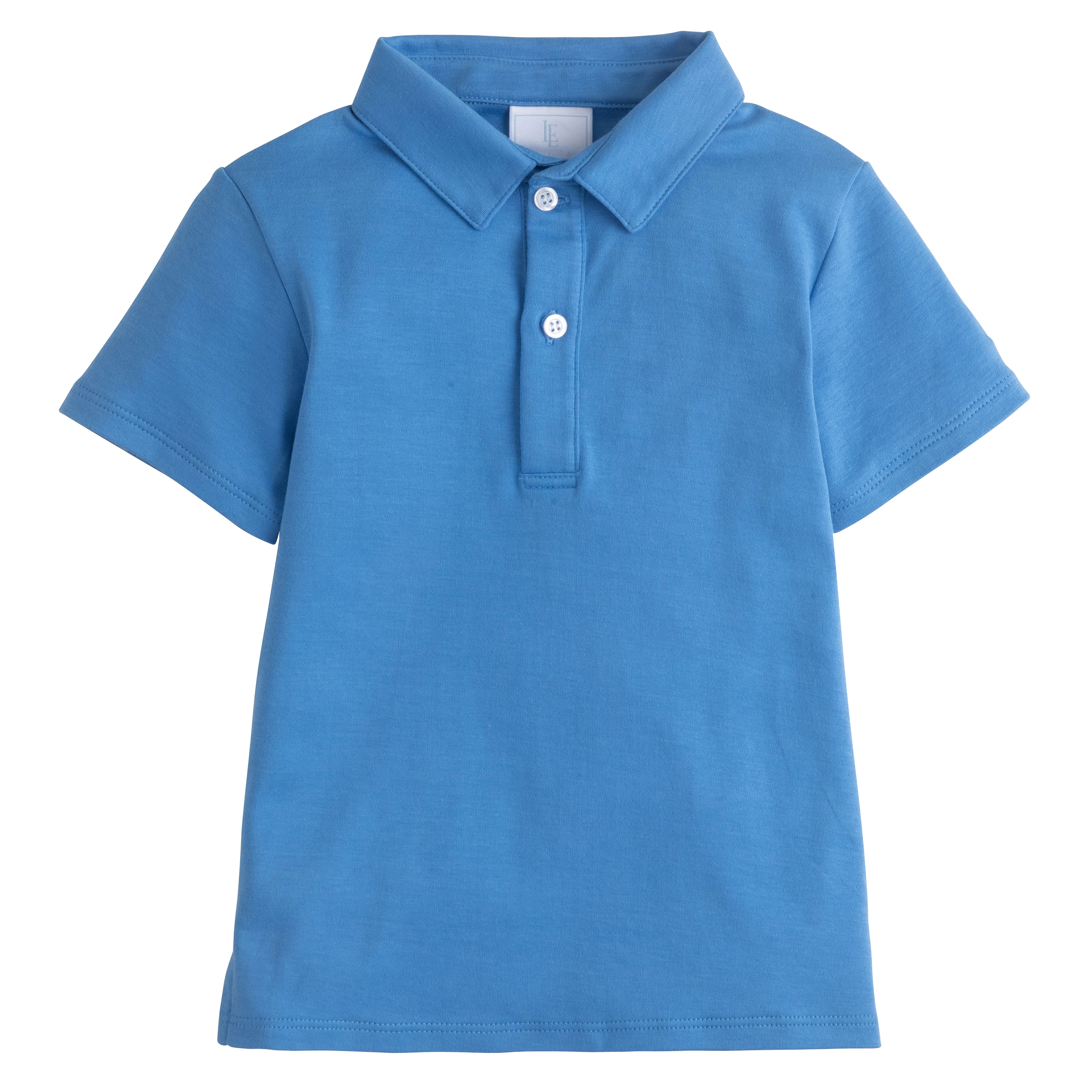 Little Boy's Blue Striped Polo - Kids Clothes | Little English