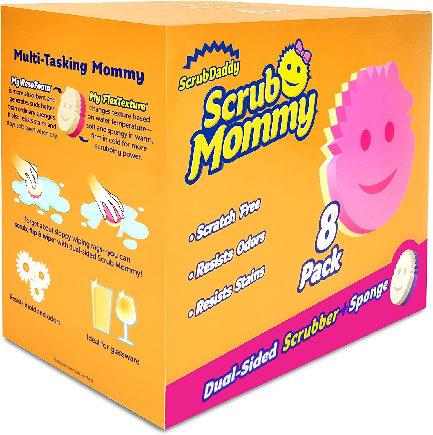 Scrub Daddy Scrub Mommy Variety Pack - Scratch-Free Multipurpose Dish Sponge - BPA Free & Made with  | Amazon (US)
