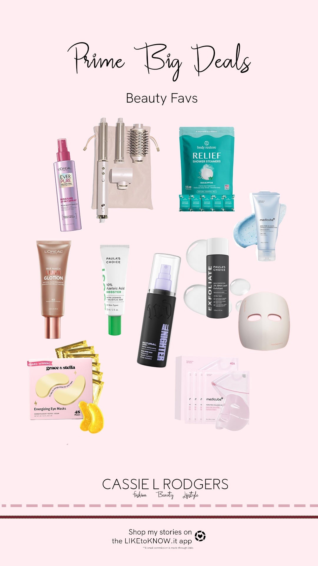 Amazon big deal days beauty deals 
My beauty favorites from Amazon!