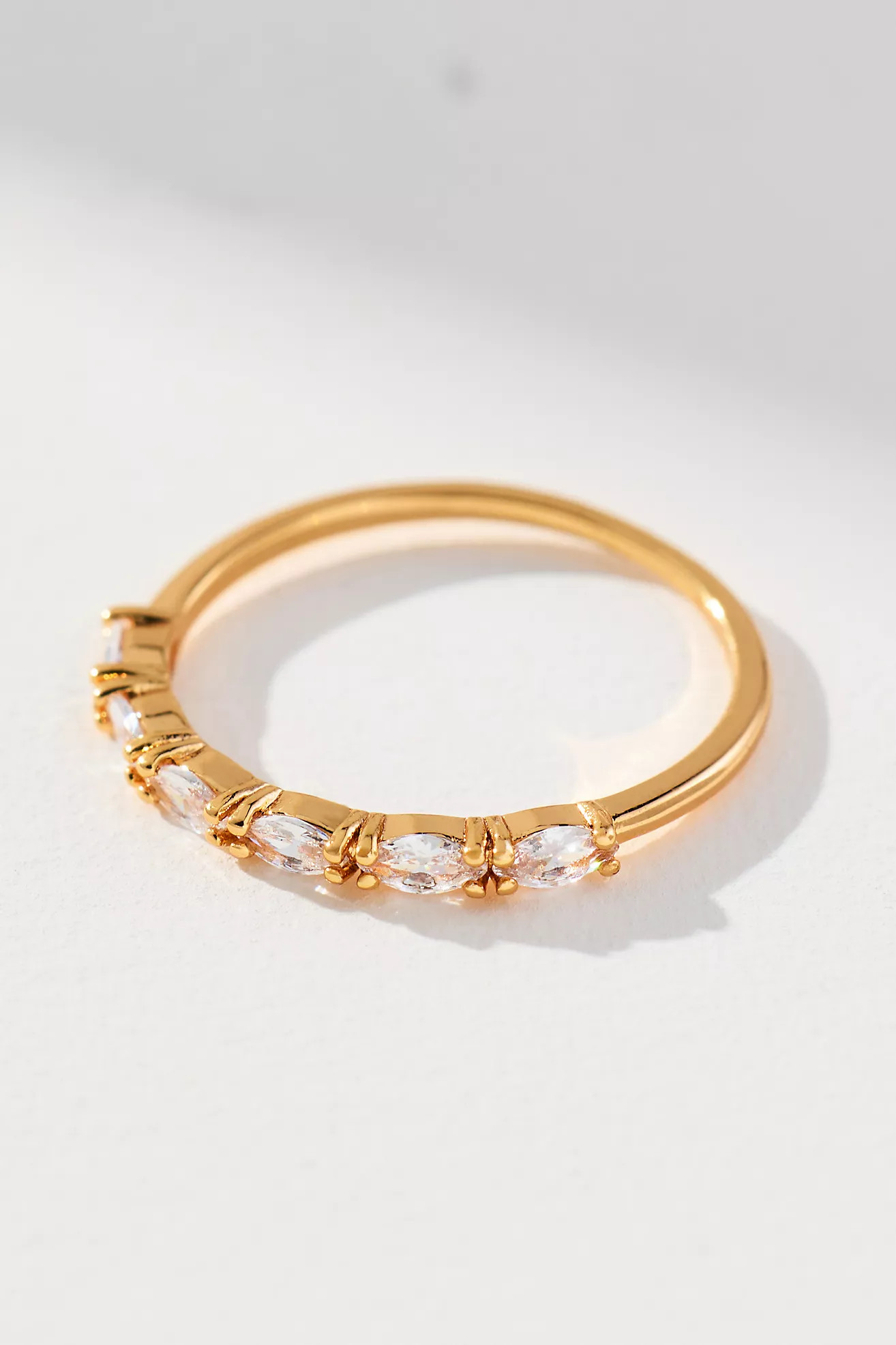 Delicate Crystal Stone Ring | Anthropologie (US)