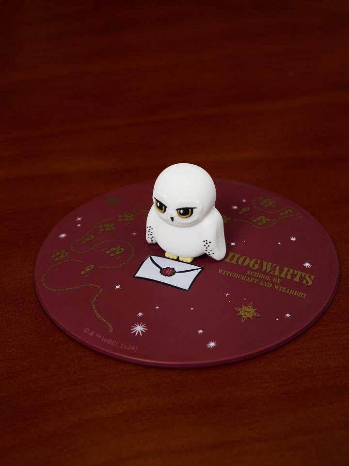 HARRY POTTER X SHEIN Individual 3D Owl Silicone Cup Lid (Cup Not Included) | SHEIN