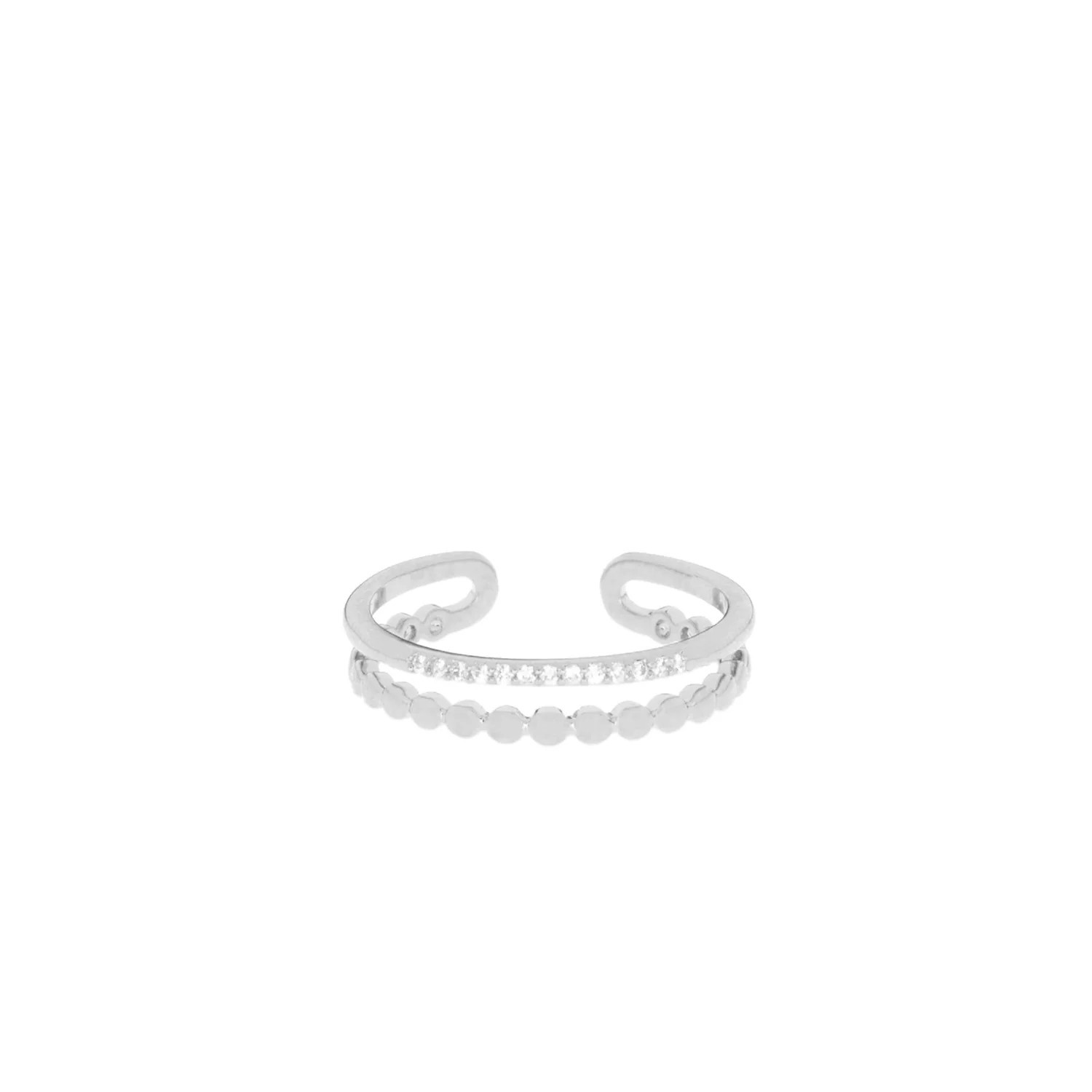 arielle adjustable ring Silver | Marlyn Schiff