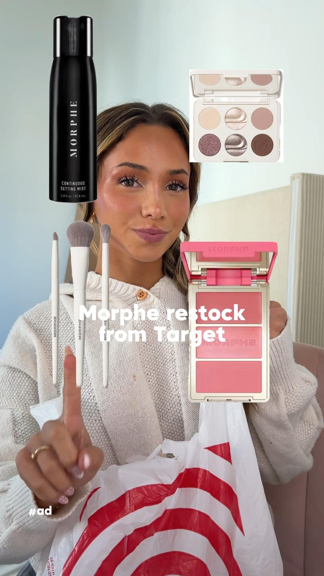 #ad @morphebrushes is at @target so when a product earns a restock, you already know it’s good 🤎Accessible, trend-right beauty — now available where you shop most.
 #MorphePartner #MorpheTarget #Morphe #TargetPartner #Target
