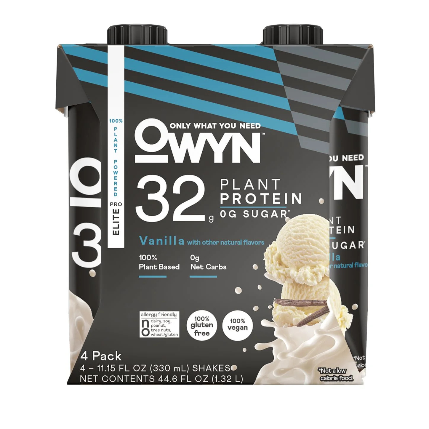 OWYN Pro Elite Protein Shake, Vanilla, 4 Ct, 32g | Walmart (US)