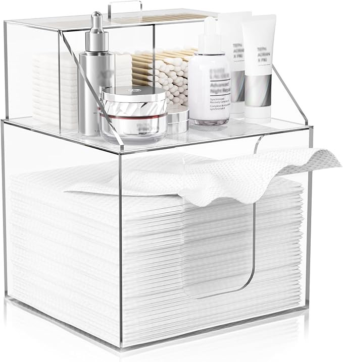 Amazon.com: TAINESS Disposable Facial Towels Storage Box Compatible with Clean Skin Club Clean To... | Amazon (US)