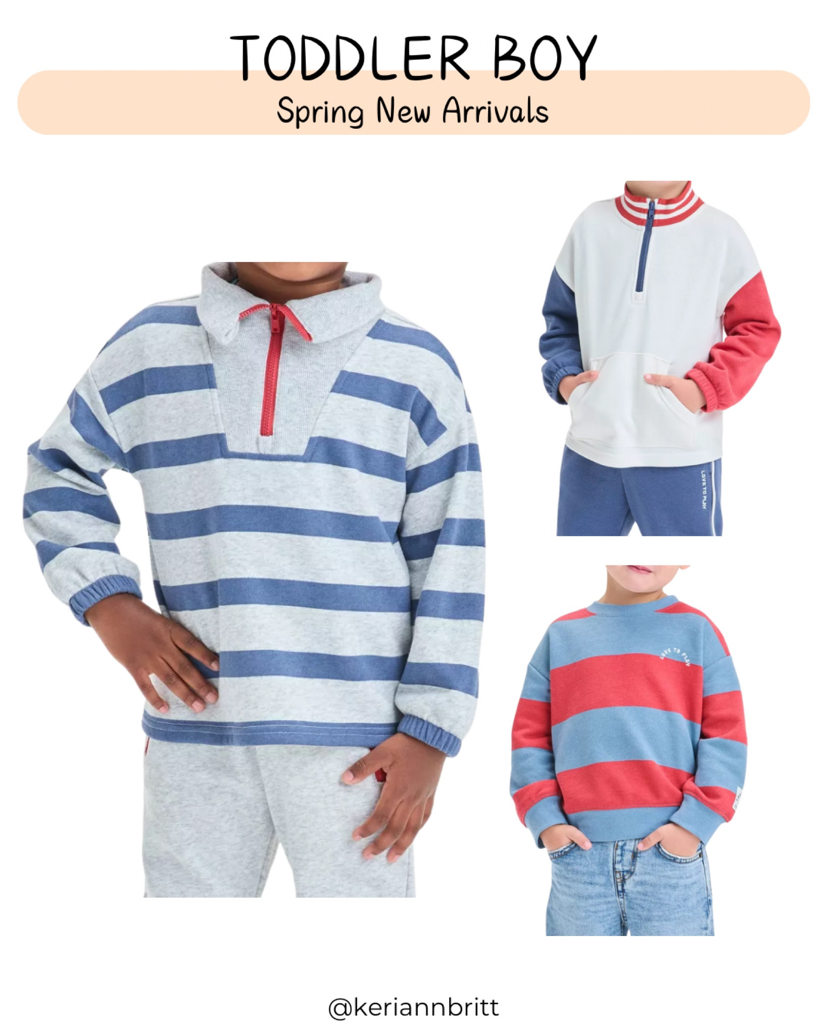 Toddler Boy New Arrivals - Target

Boys spring outfit / toddler boy pullover / boys quarter zip / cat & jack / cat and jack 

#LTKKids
