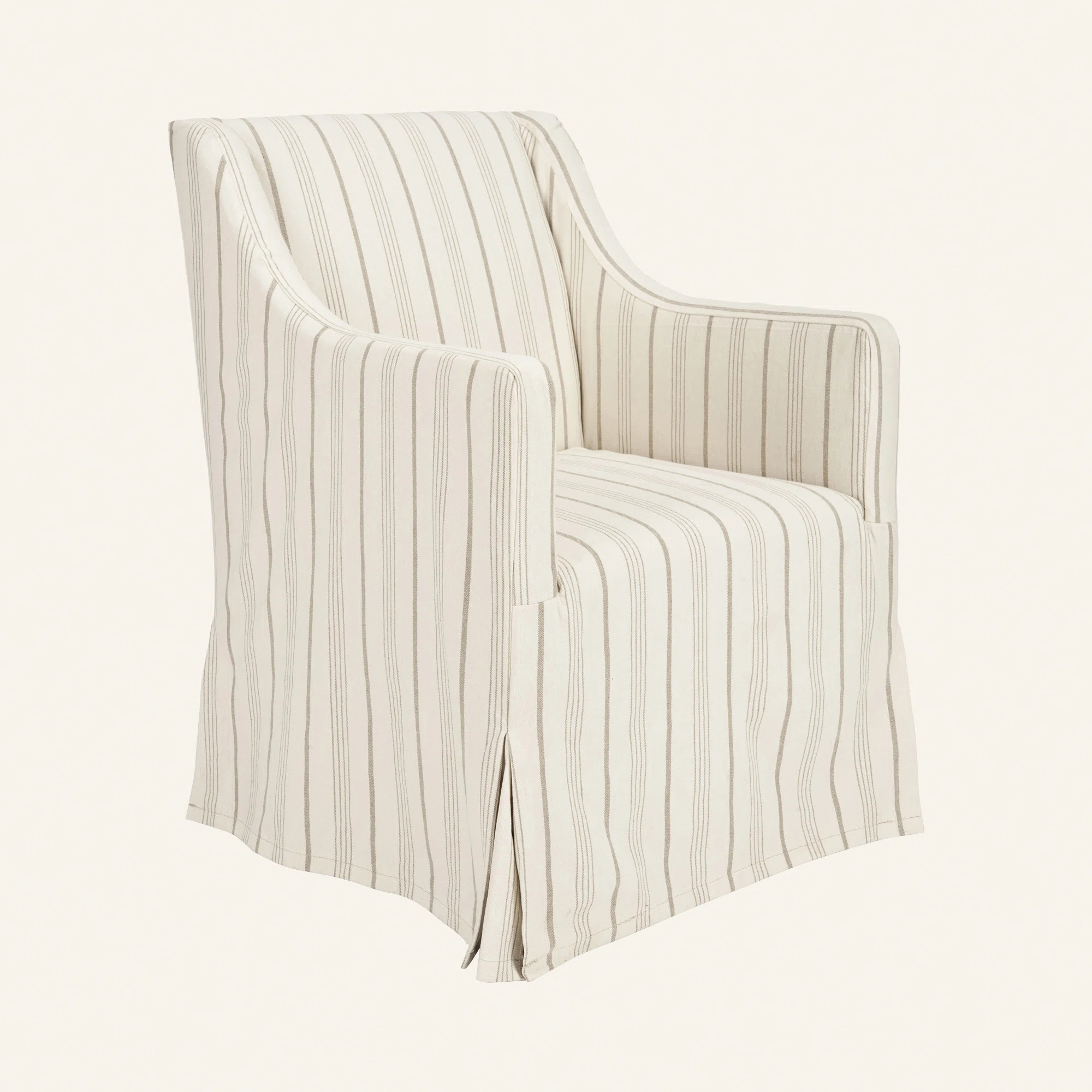 Calvert 25.6'' Wide Linen Slipcovered Armchair | Wayfair North America