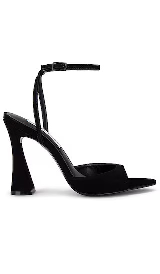 Beki Heel in Black Nubuck | Revolve Clothing (Global)