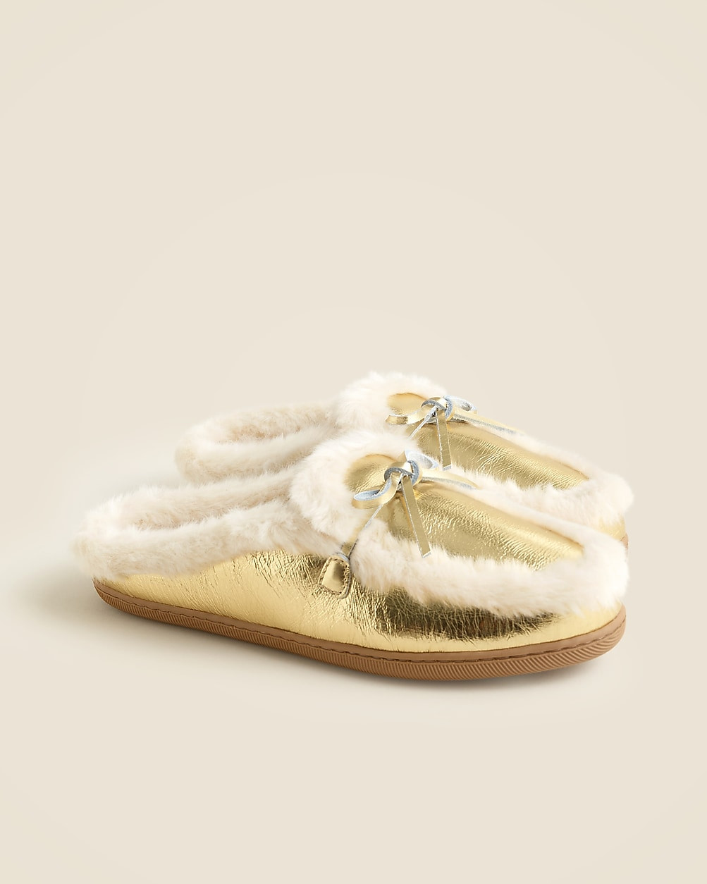 Lodge mules in metallic | J. Crew US