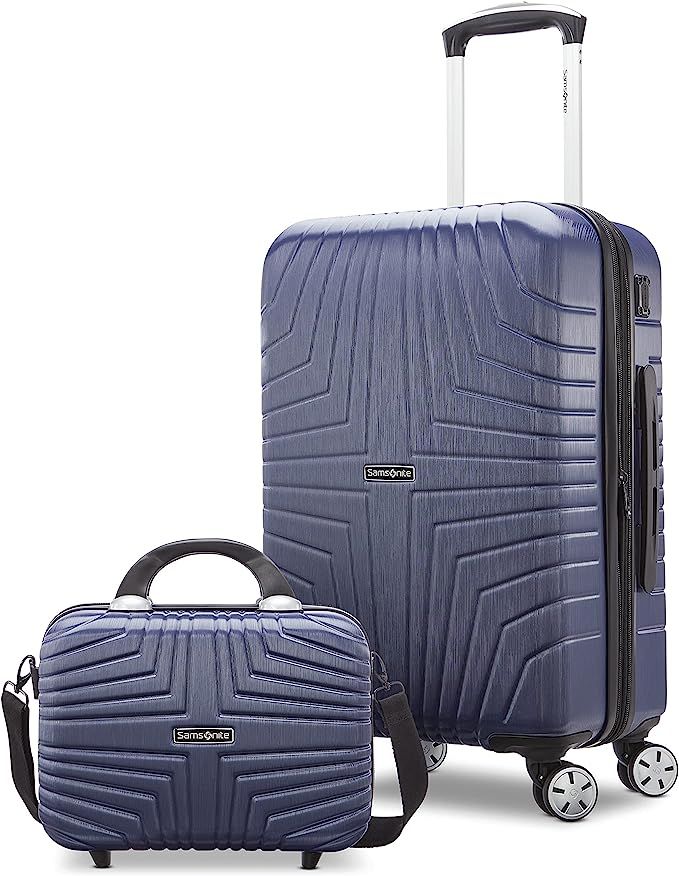 Samsonite His N Hers Luggage with Spinner Wheels, Blueberry, 2-Piece Set (BeautyCrate Plus Carry-... | Amazon (US)