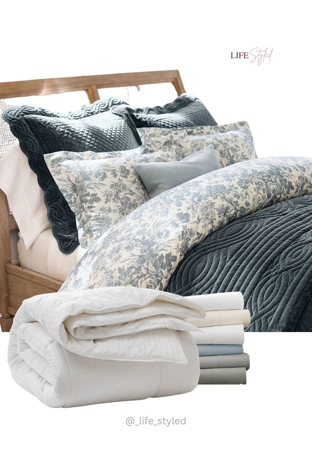 🛏️ Not ready to fully commit to pattern? A floral duvet cover is the easiest low-risk way to add interest without overwhelming the room. Paired with neutral 400 thread count sheets (on sale!) and a fluffy duvet insert for that clean, hotel-style finish. ✨

#LTKHoliday #LTKSaleAlert #LTKHome
