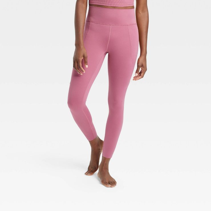 Women's Flex Ribbed High-Rise 7/8 Leggings - All in Motion™ | Target