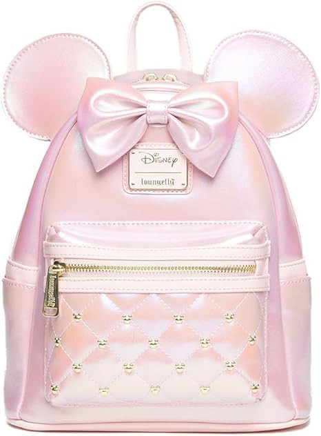 Loungefly Disney The Minnie Mouse Classic Series Rose Iridescent Women's Backpack | Amazon (US)