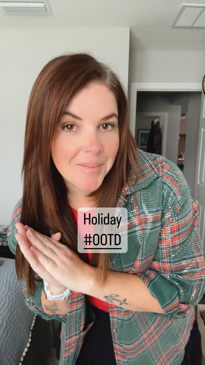 The cutest look as we approach Christmas! The plaid shacket is from a cute boutique and the whole look was just perfect for a day out! Everything fits TTS, even the boots! 😍

#LTKstyletip #LTKHoliday #LTKmidsize