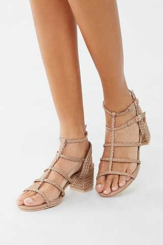 Braided Block Heels | Forever 21 (US)
