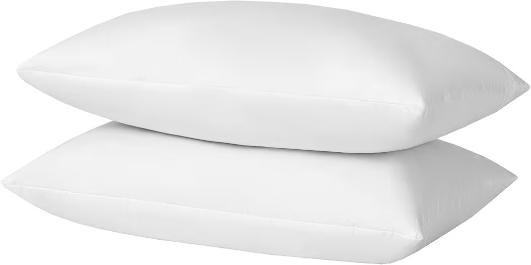 16X26 Oblong Feather & Down Pillow Insert, 100% Cotton Fabric, Set of 2, White | Amazon (US)