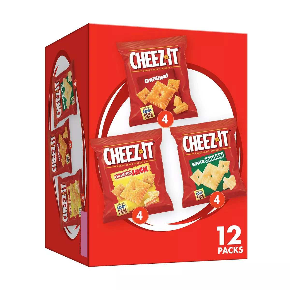 Cheez-It Baked Snack Crackers Variety Pack - 12.1oz/12ct | Target