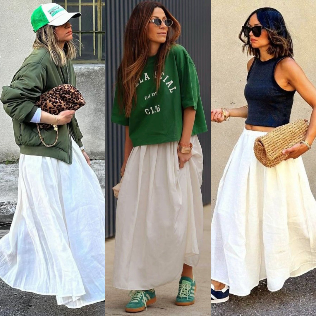 White Skirt Aesthetic 

 